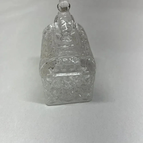 Bird Trinket Box Lidded Crystal Clear‎ Leaded 24% Collection Aviary Vintage - Picture 2 of 8